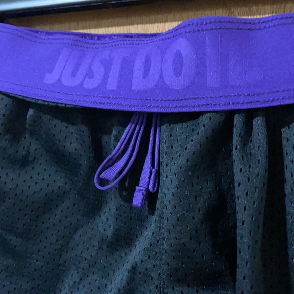 Nike DRI-FIT size large; black and purple; like new; - Picture 2 of 6